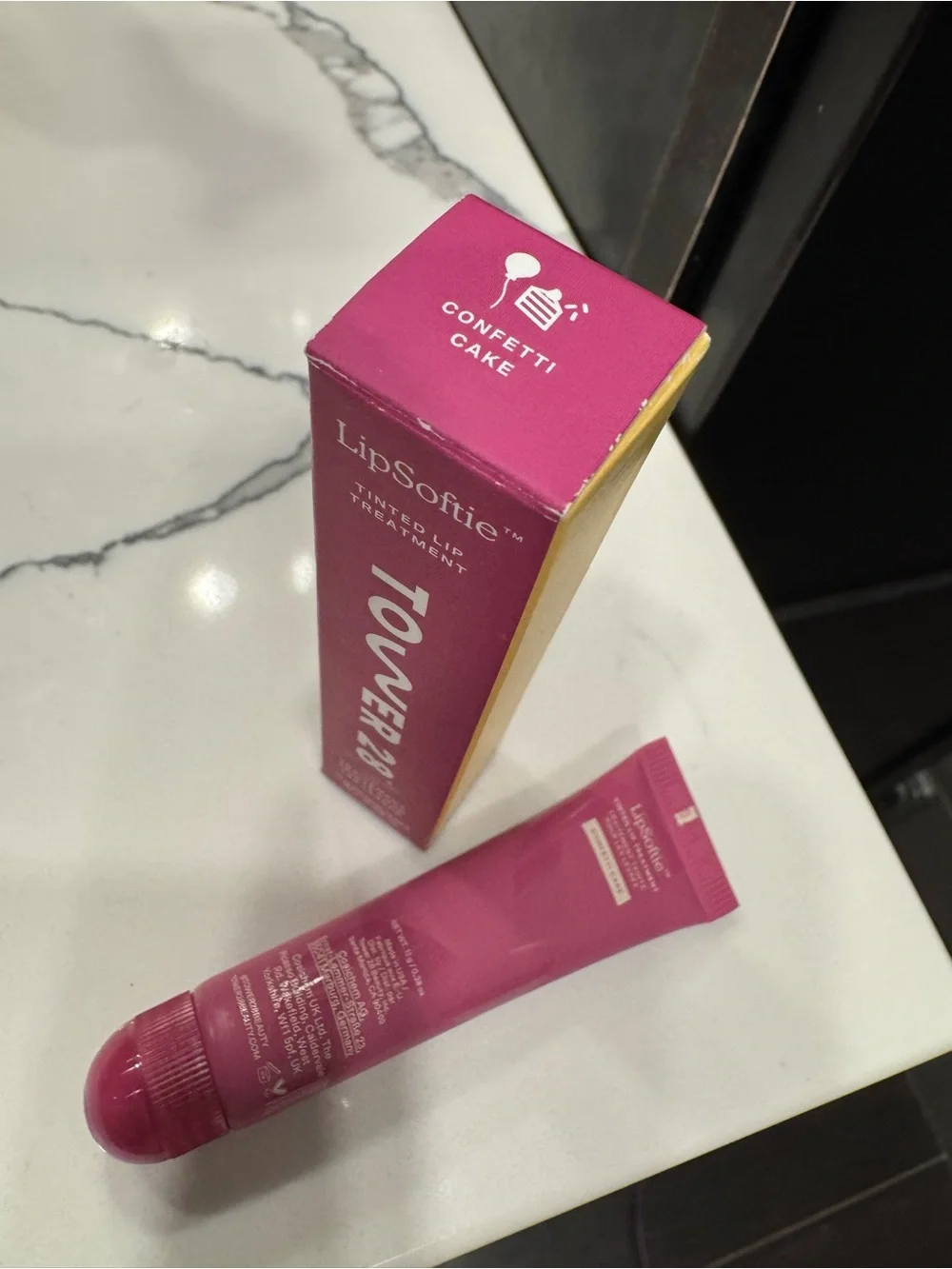 Tower 28 LipSoftie Tinted Lip Treatment – Confetti Cake-NEW